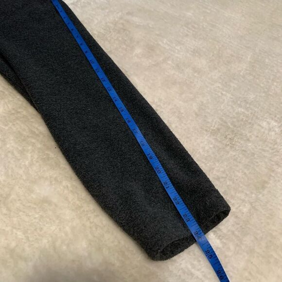 VTG Abercrombie & Fitch Fleece Jacket Mens Size Small Black Gray Full Zip Jacket - Picture 7 of 7